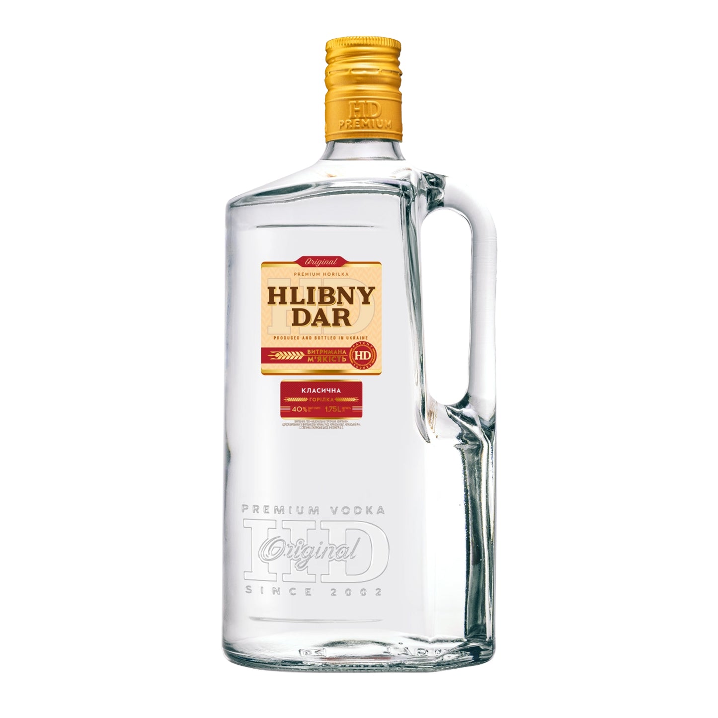 Vodka Hlibny Dar Classic 1750 ml