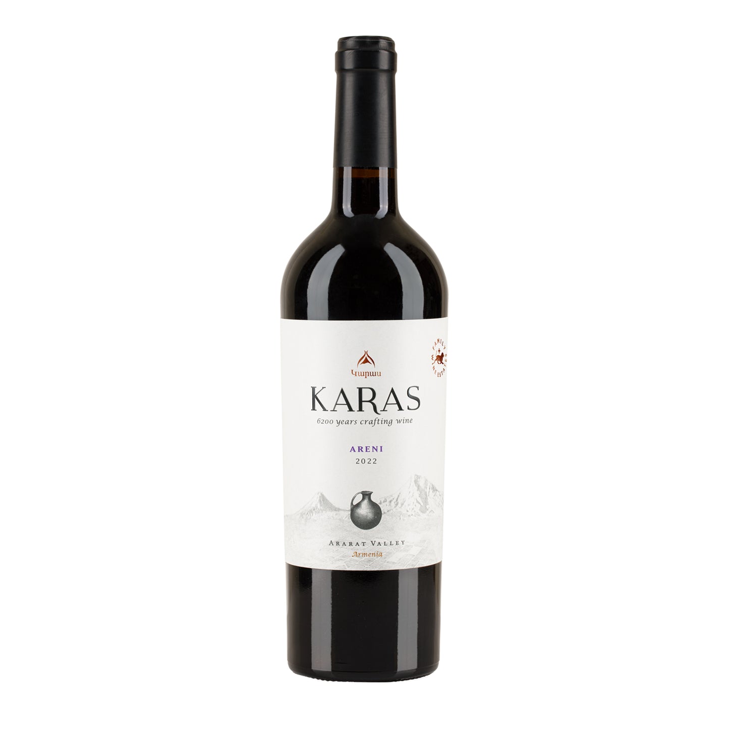 Vin Rouge sec Areni 2022