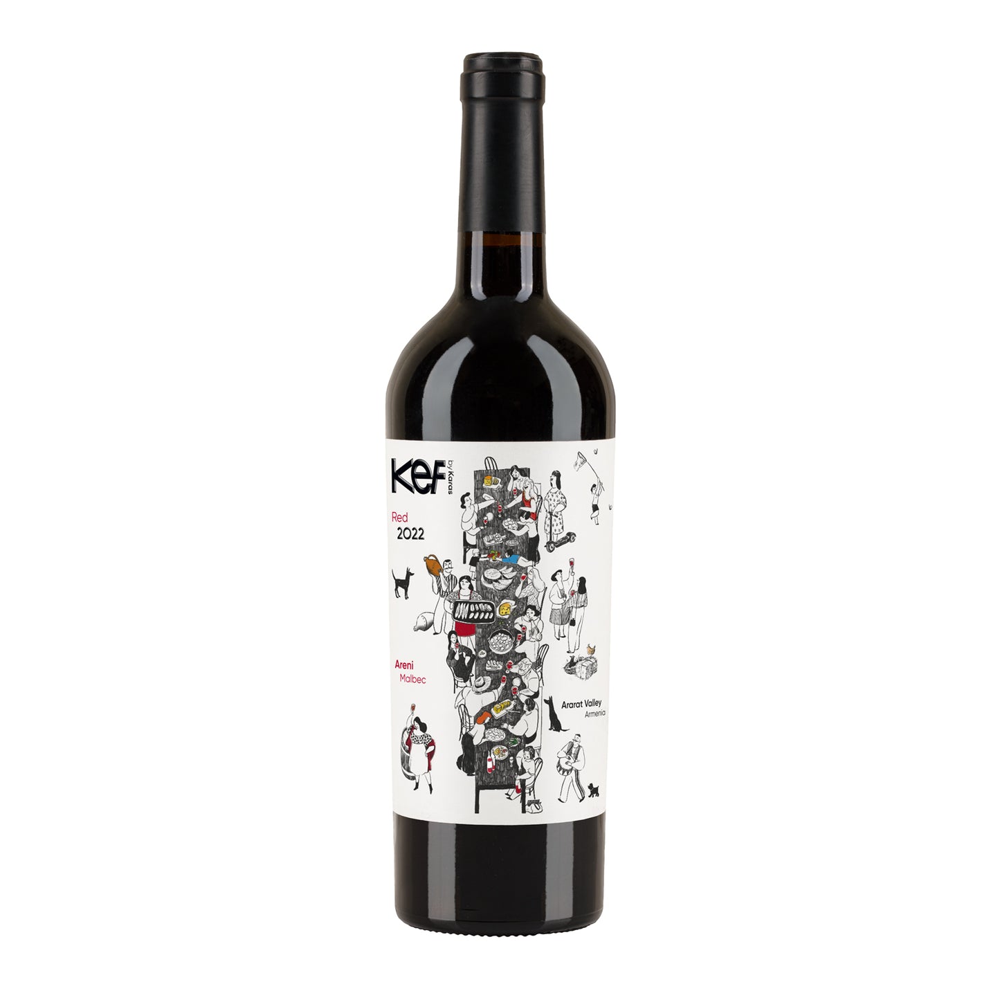 Vin Rouge sec Kef