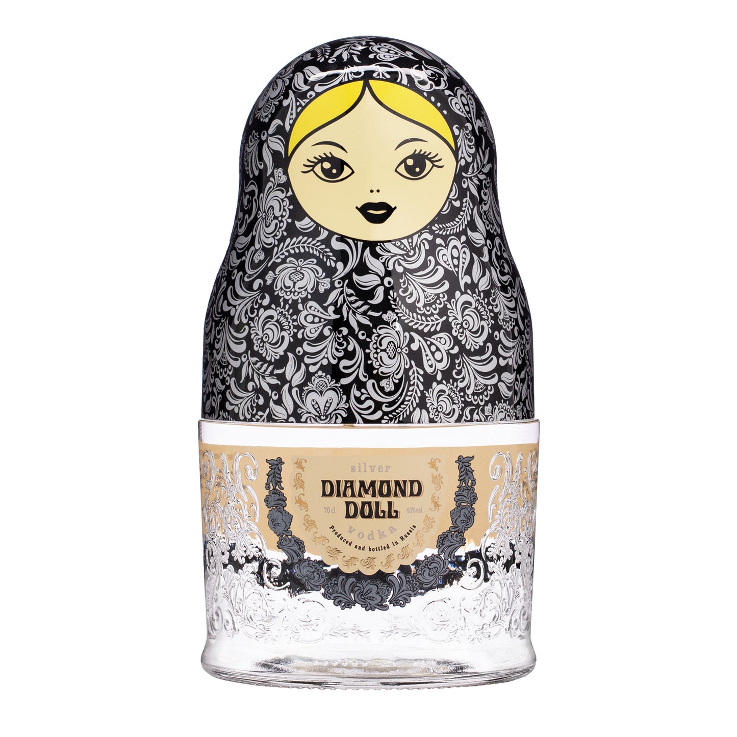 Vodka Diamond Doll Silver - Matryoshka