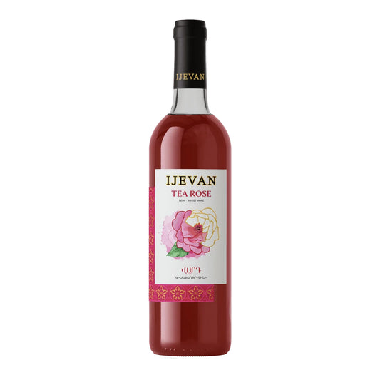 Vin Rosé aux Pétales de Rose Semi-Doux 750 ml
